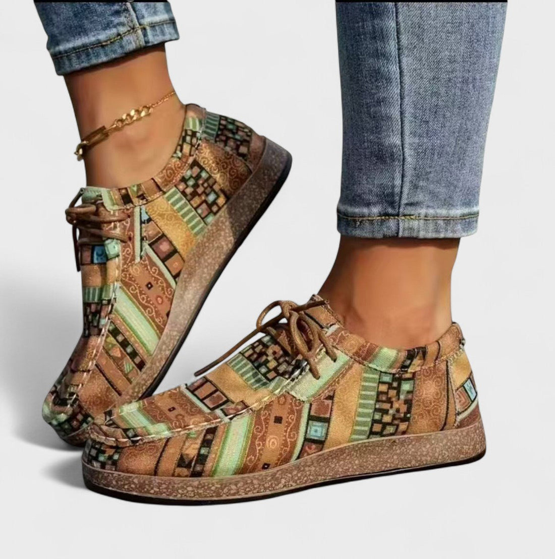 Zapatillas Cómodas con Patchwork