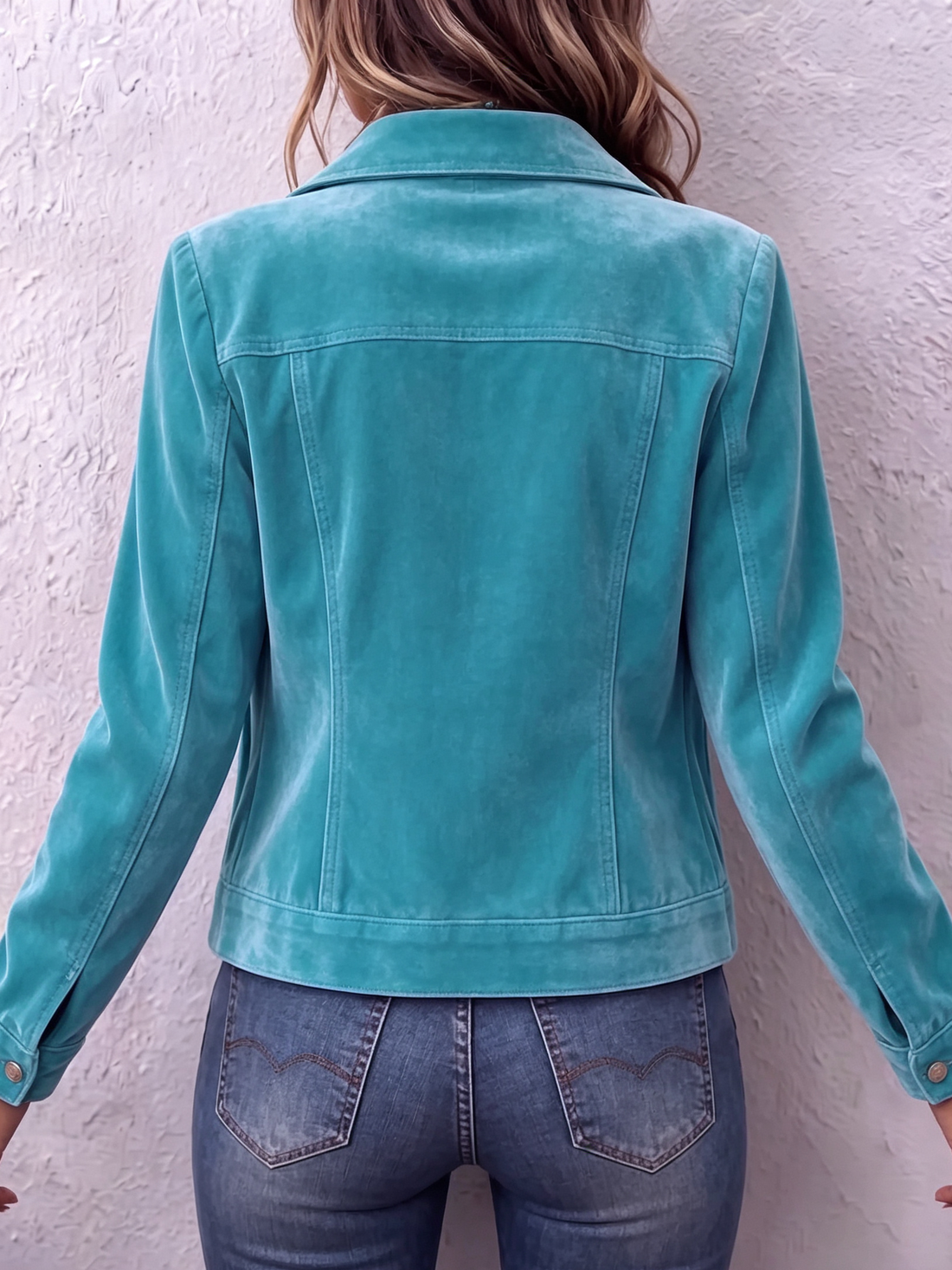 Chaqueta de Terciopelo Estilo Vintage