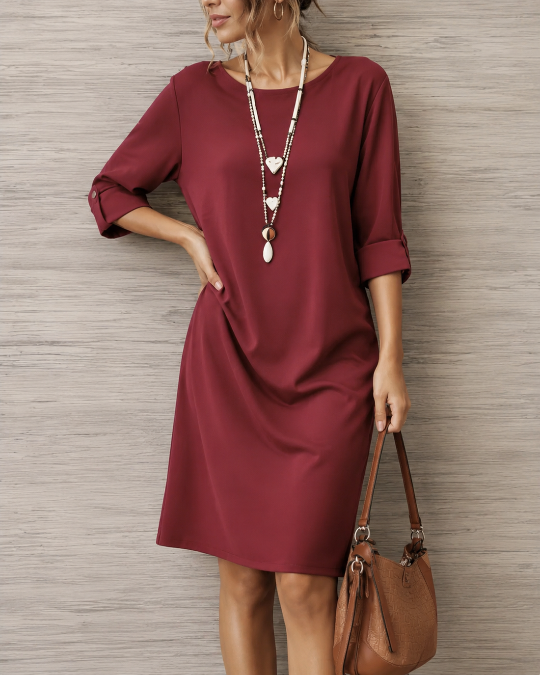 Vestido Midi Fluido que Disimula la Tripa
